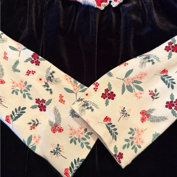 Matilda Jane Christmas Tunic Floral Velvet Lace - Picture 3 of 5